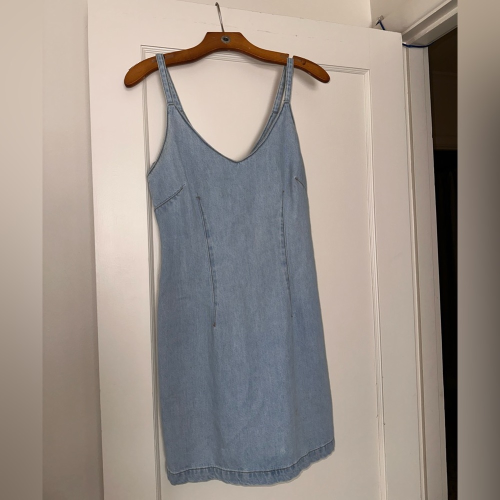DENIM mini dress!